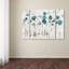 « abstract balance vi blue », ensemble de 3 reproductions d’art sur toiles tendues-31105177
