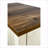 Farmhouse Nightstand with Charging Station, Drawer and Barn Door, Brown-146074032