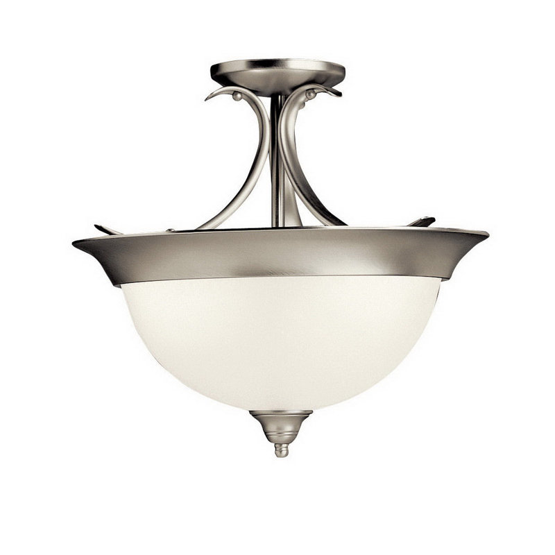 Plafonnier semi-encastré à cuve simple 16 po 1 lumières Collette