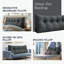 Sit-Up Back Comfort Large Triangular Bolster Headboard Reading Wedge Pillow-56616112-99126492