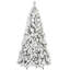 Arbre de Noël 4 pi avec 150 lumières DEL chaudes, 350 pointes, PVC enneigé et branches à aiguilles dures, conception à charnières, support en métal robuste-118094991