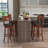 Arkee Counter Stool with Solid Wood Frame