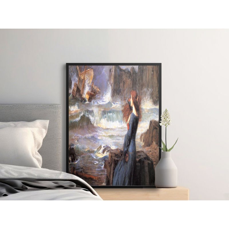 Wyche 1 Piece Floater Frame Wall Art, 24x36