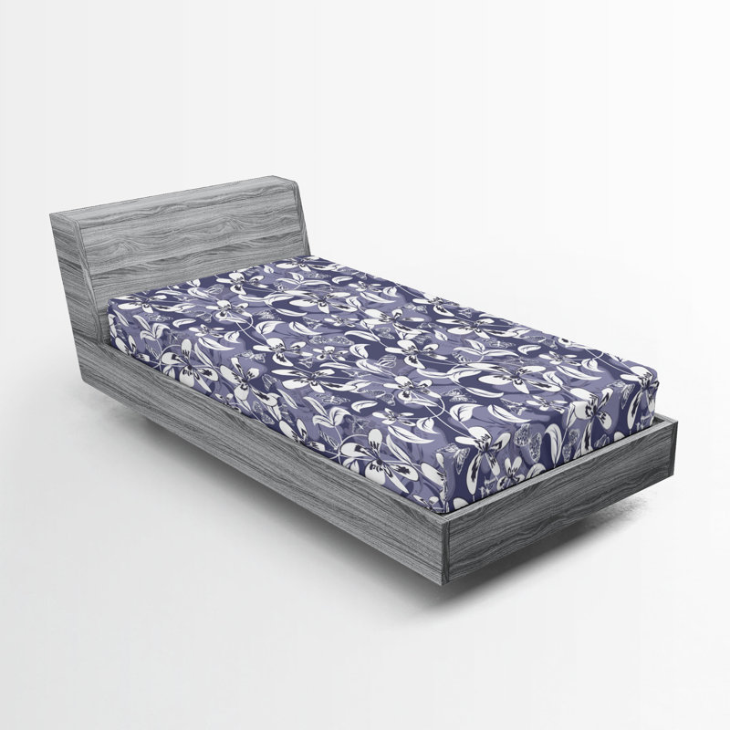Drap-housse rétro Ambesonne, Drap-housse de taille simple