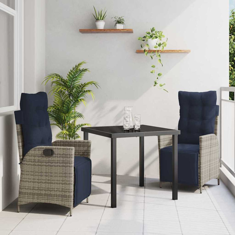2 - Person Patio Dining Set with Square Table