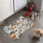 Art floral antique - Tapis d'alimentation en forme d'os