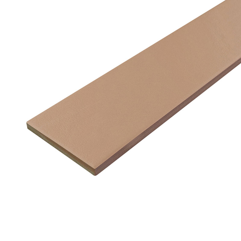 Solano 3 po x 24 po Panneau de tuile de plancher et de mur en porcelaine mat, Miel