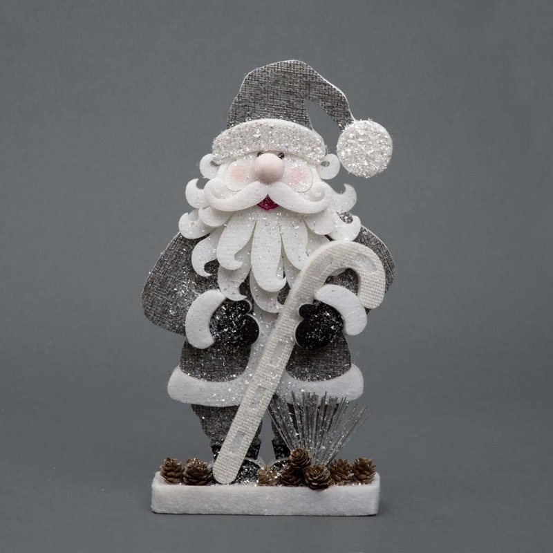 PVC No Holiday Shaped Ornament, Silver, 25 cm x 15cm x 4cm