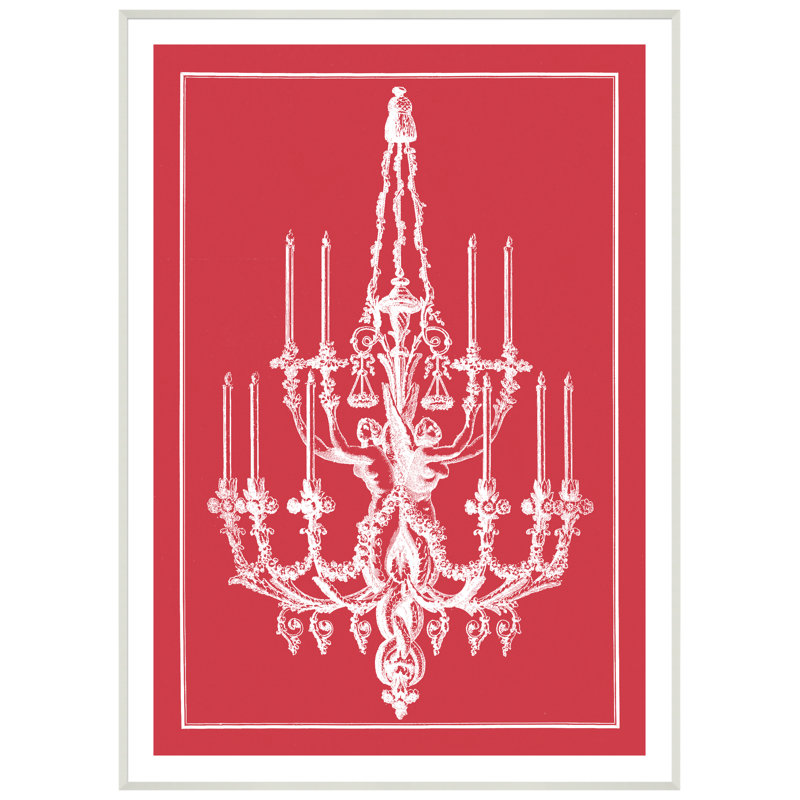 «Pop Chandelier», reproduction d'impression encadrée