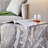 Elevate Your Living Space With This Modern Mdf Coffee Table: Showcasing Stylish Grey Textured Patterns And Sleek Design