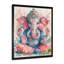 Rose, bleu, Inde, Ganesha II - Art mural indien-1089670917-1089670925