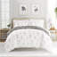 Ensemble de housse de couette réversible floral botanique -997121313