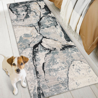 Tapis modernes abstraits, tapis lavable pour chambre à coucher, salle à manger, maison, bureau