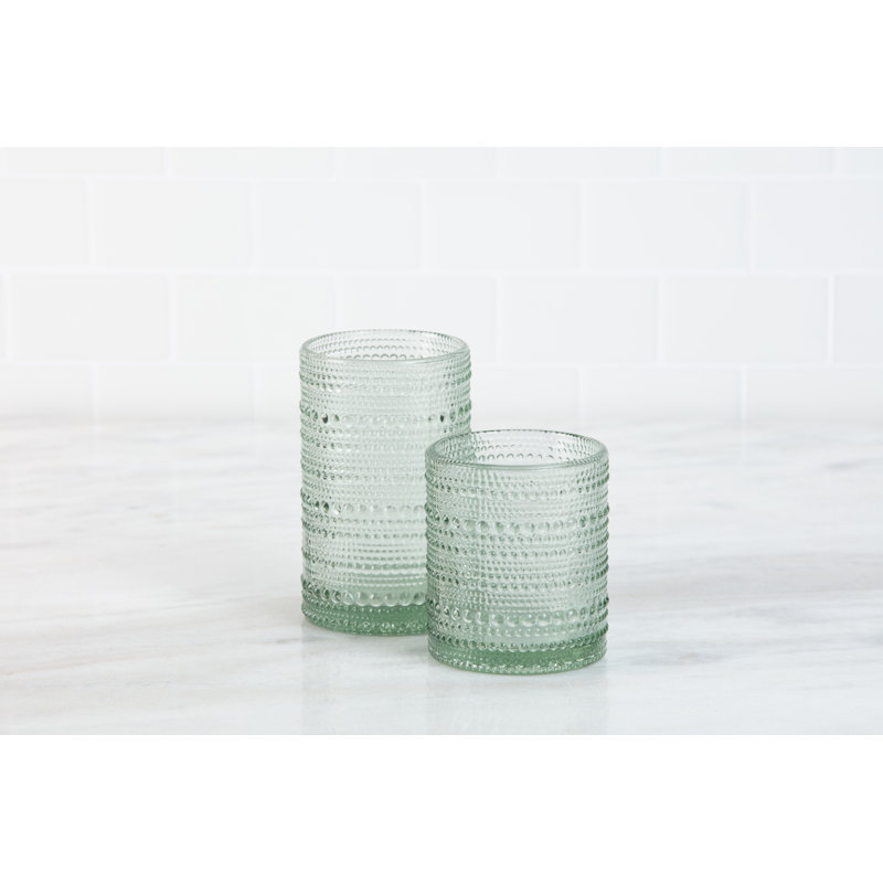 Jupiter Drinking Glass, Sage, 13 oz.