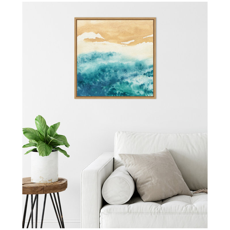 On Warm Sand by Janet Meinke Lau Framed Canvas Wall Art Print