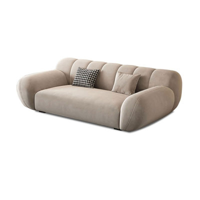 Causeuse-coussin standard en polyester kaki