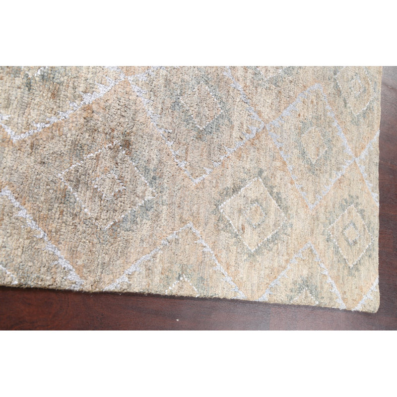 Tapis tribal marocain oriental noué à la main 5 x 8