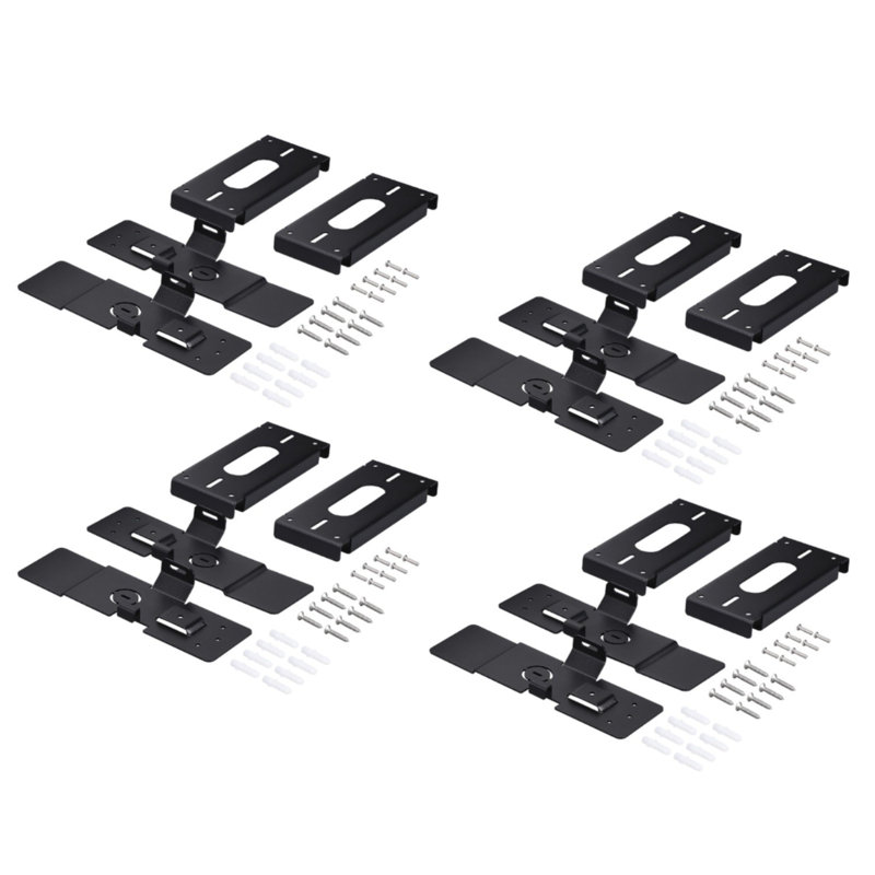 Ceiling Mount Kit for LED Linear Lights, SPCC Steel Bracket for Single Fixture Installation