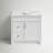 Fresquez 37 " W Freestanding Standard 1 Single Vanity Bathroom Vanity With Quartz Top