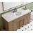 Maxbano Farmhouse 60" Single Bathroom Vanity With White Undermount Sink