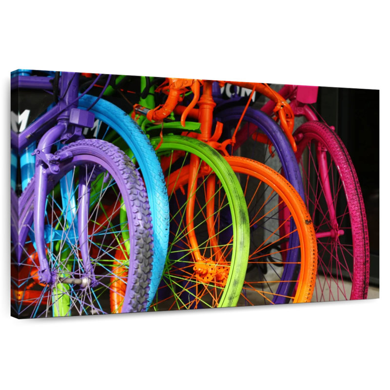 Mehar Bicycle Colors, 8" H x 12" W
