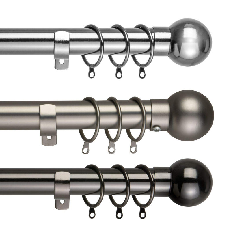 Adjustable Single Pole, 7cm H x 210cm W x 6cm D