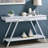 Rectangular Console Table With And Open Storage Function High Gloss Finish Legs