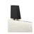 Queen Size White Boucle Upholstered Platform Bed