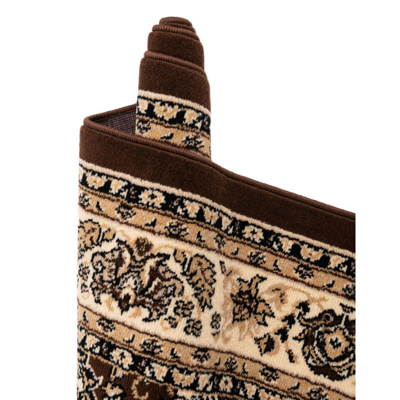 Tapis bourgogne Bhatari, Brown, Rectangle 9 pi x 12 pi