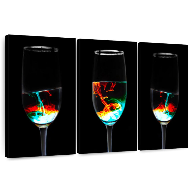 Yarlin Glowing Drinks, 20" H x 33" W