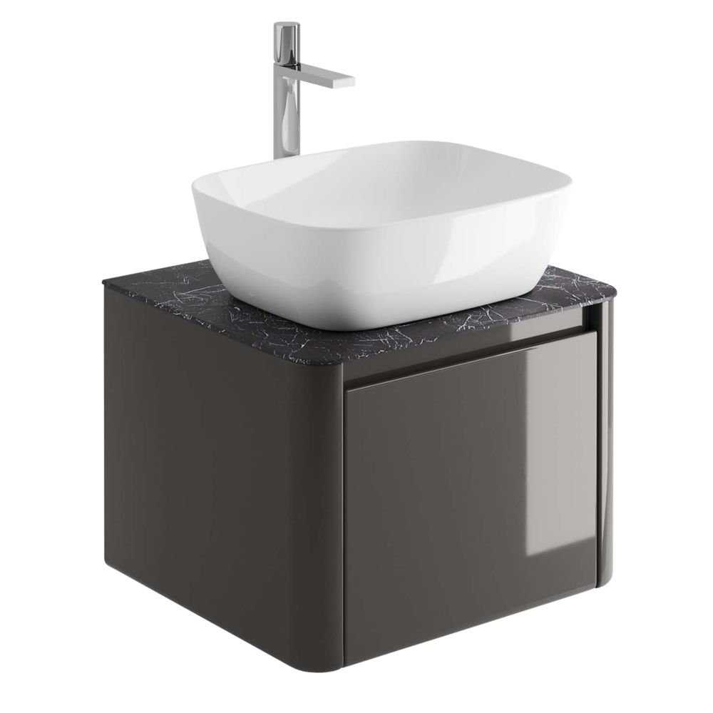 550mm Wall Hung Single Vanity Unit