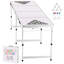 VEVOR White 240cm L Beer Pong Table
