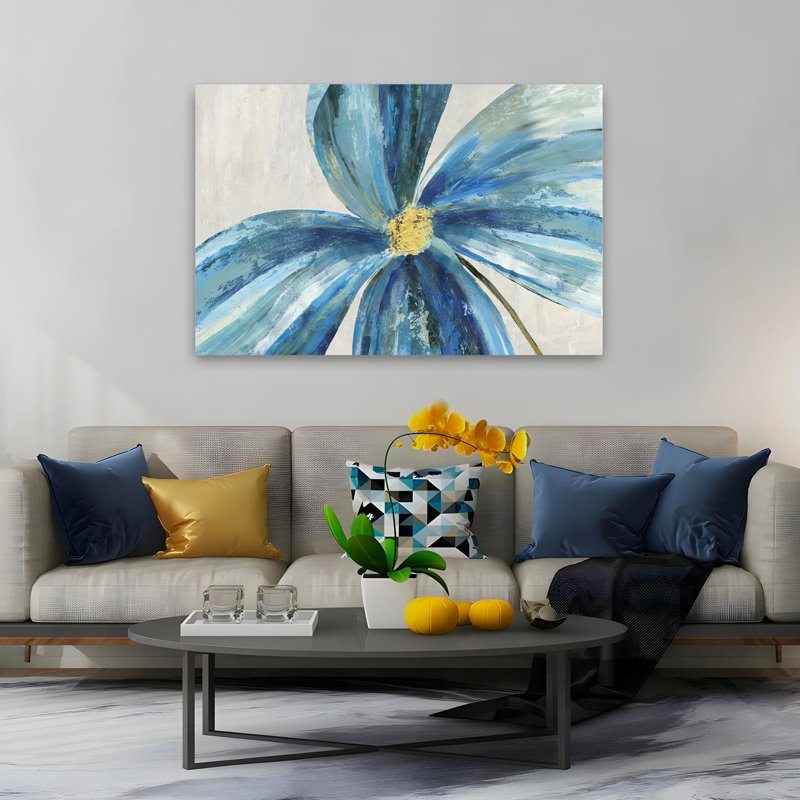 Plantes, fleurs, abstrait, art mural Ophelia II, H 40 po x l 60 po