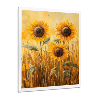 Disha - Art mural sur toile florale