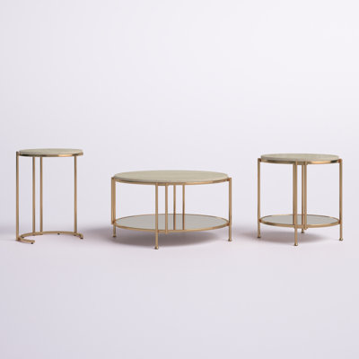 Ensemble de tables basses 3 pièces Anara