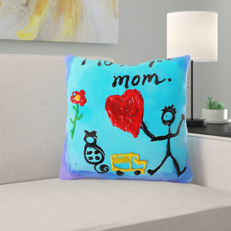 Reversible Throw Pillow, Microsuede, Indoor