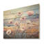 «Cornflowers Rainbow Of Colors Expression I», art mural sur bois de bois de pin naturel-101406422