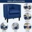 68.5Cm Wide Upholstered Tub Chair-1999481372