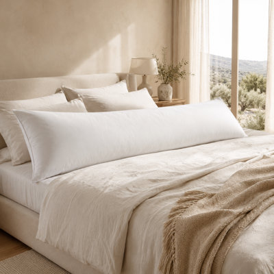 Premium Down & Feather Blend Body Pillow