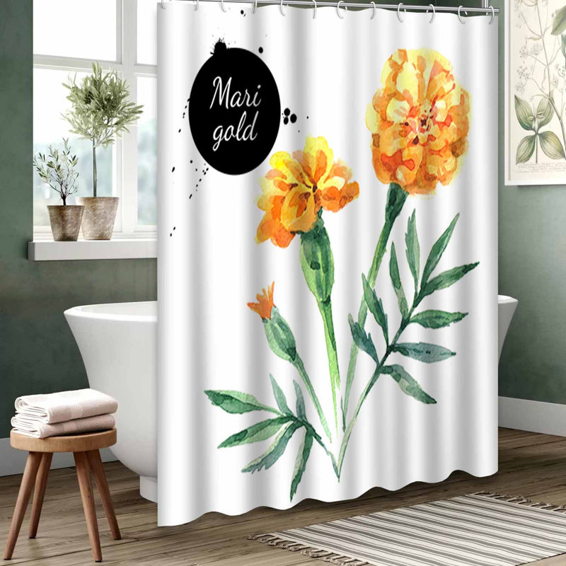 Rideau de douche blanc imperméable, rideaux de douche pour la salle de bain avec 12 crochets, L 72 po x l 78 po
