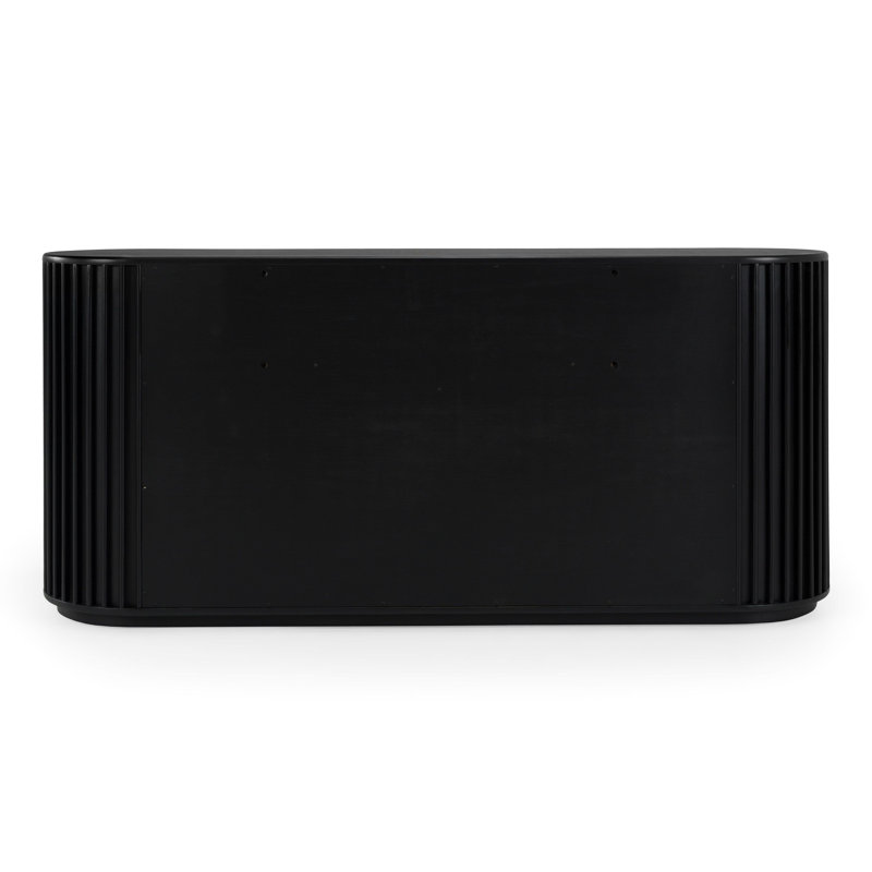 Haring - Commode moderne en acacia, Noir