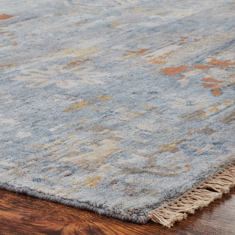Heritage Revival Hand Knotted Area Rug, Rectangle 9' x 12'