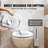 VEVOR 3.2 Gallons GPF Round Two-Piece Toilet (Seat Included)