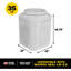 Contenant alimentaire en plastique de 35 gallons ToccoLeggero