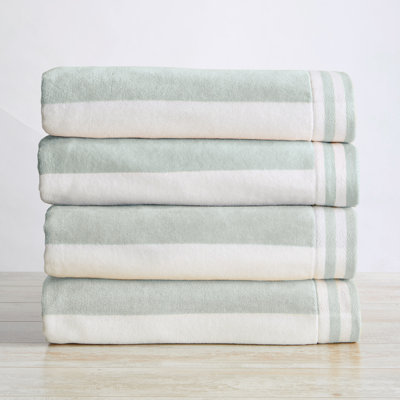  Edgartown 100% Cotton Modern  Stripe Beach Towels