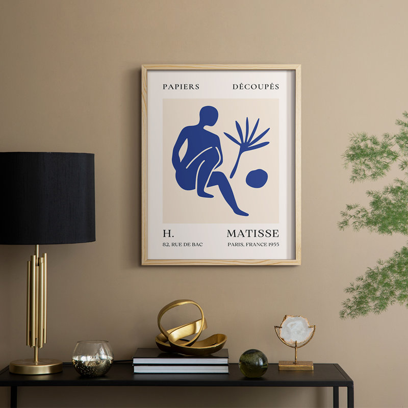 Matisse CLX Framed Print Framed Print - Solid Wood, 15" H x 12" W