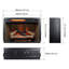 Electric Fireplace Cabinet - 60 Inch, Realistic Flame Effect, 1500W Heat Output, Door Sensor Feature 60" Console Multi-Functional Design, , Heating Power, Stable