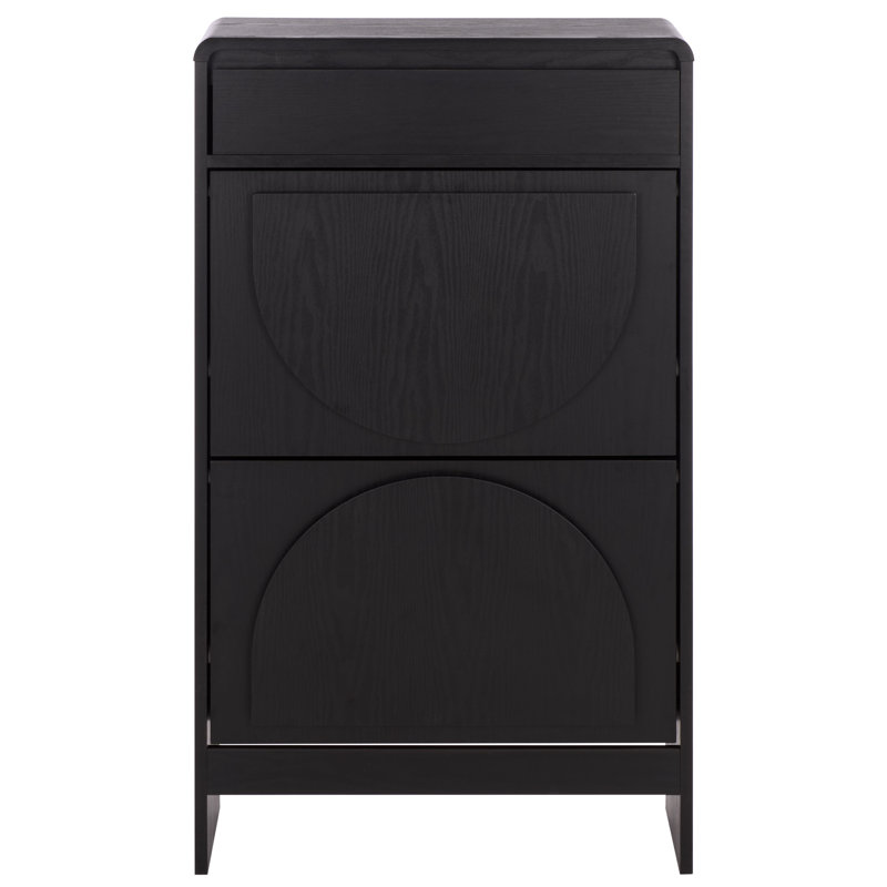Willam Shoe Storage Cabinet, Black