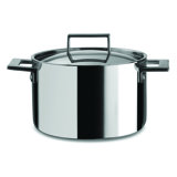 Attiva Deep Pot with Lid 7.87" - 12 Pieces - Stainless Steel