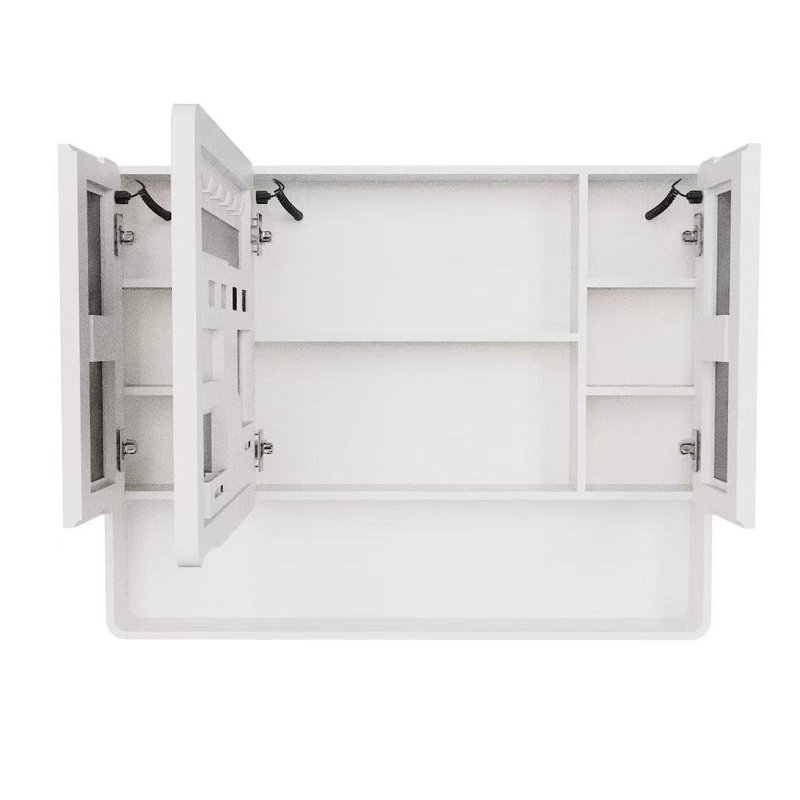 LED bathroom medicine cabinet, single-colour warm light